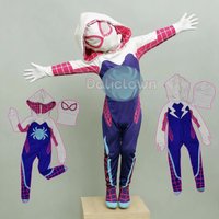 Halloween Costume For Kids Children Baby Girls Super Hero Supergirl Spidergirl Superhero Cosplay Suit Zentai Bodysuit Jumpsuit