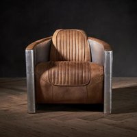 Luxury Vintage Aviator Furniture Leather Club Armchair Industrial Loft Tomcat Hotel Pilot Chair