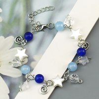 Hit Me Hard And Soft Bracelet y2k Blue jewelry