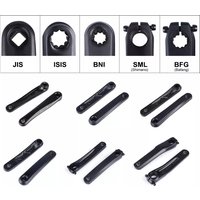 Bike Crank Arm Aluminum Alloy 170mm Bicycle Crank Black Left and Right Crank For Electric Bike MTB Bicycle Accessories
