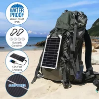 Portable 5V 35W Solar Panel USB Safe Charging For Mobile Power Bank Outdoor Camping Home RV