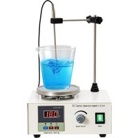 2000ml Magnetrührer und Heizplatte, Labormischer, 250W Heizleistung, 0-2000 U/min, digitale Steuerung, Flüssigkeitsrührmaschine, EU-Stecker
