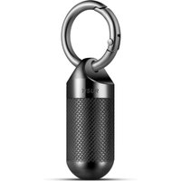 Metal Pill Keychain Container Moisture-resistant Black Silver Mini Key Chain Multi-size Durable Travel Pill Dispenser Daily Use