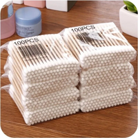 500Pcs/1000pcs Double Headed Cotton Swabs Wooden Makeup Cotton Stick Daily Used Cotton Ball Disposable Tampon Pick One's Ears
