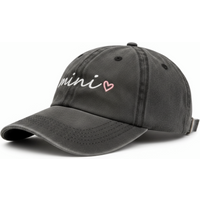 Washed Cotton dad mama mini Love Caps Adjustable Vintage Parent-Unisex Baseball Hats Breathable Embroidery Baseball Cap Gifts