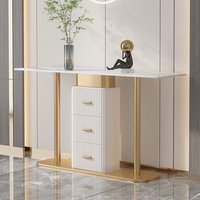 Luxury Entryway Console Tables Modern Design Living Room Italian Console Tables With Drawers Storage Console Entrée Furniture
