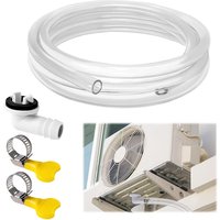 3/6ft Air Conditioner Drain Hose Split Casement Drain Kits Extension Hose Connector Condensate Water Tubes Joint