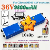10S3P 36V 9800mAh 36V lithium battery pack 18650 lithium battery suitable for Xiaomi M365 electric scooter battery