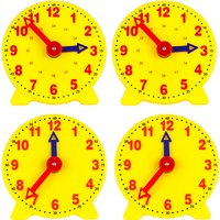 1Pcs Montessori Clock Educational Toys Hour Minute Second Cognition Matching Puzzle Toys Kids Early Preschool Teaching Aids
