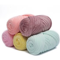 1KG 1000G Super Velvet Chunky Yarn Thick Bulky Giant Thread White Bag for Hand Knitting DIY Arm Soft Big Blanket Carpet 자이언트얀