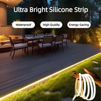 35M 20M Ultra Bright COB Strip Light 288LEDs/M 220V 110V Pure Silicone Waterproof For Outdoor Garden Yard Villa Swimming Pool