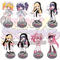 Panty & Stocking 10cm with Garterbelt Acrylic Stand Figures Keychain Anime Collectible Merch Desktop Decoration Fan Gift