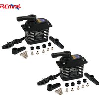 2PCS 70KG High Torque High Voltage Metal Gear Digital Servo IP68 Brushless Motor Robot Servo for 1/10 1/8 TRX6 scx10 RC Crawler