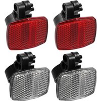 AliExpress UXCELL 2pcs 4pcs Bicycle Reflector Kit Safety Warning Reflectors for Handlebar Seatpost MTB Night Cycling Red White