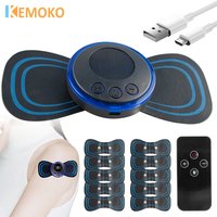 Electric Neck Massager EMS Muscle Massage Stimulator Instrument Back Cervical Calf Patches Pain Joints Low Frequency Massager