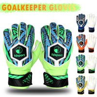 Professional Goalkeeper Gloves Men Women Adults Kid Football Soccer Goalie Gloves Non-slip Thicken Latex Glove Finger Save Guard