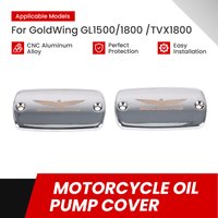 Motorcycle Accessories CHROME FLUID CAPS Front Brake Oil Protect Cap For Honda Gold Wing GoldWing GL 1500 1800 TVX 1800