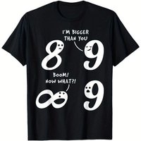 Math Meme Men's T Shirt Cotton Tee Women Oversized Loose Spring Summer Streetwear Top Novelty Ironic Humor Gifts for Teachers