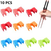 10PCS Helper Cheater Toy Beginner Adult Children Kids Children Reusable Chopsticks Learning Learning Training With Packaging