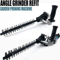 Universal 115mm Angle Grinder Hedge Trimmer Attachment, Fast Conversion Kit for Garden Pruning,Compatible with 110/115 Grinders
