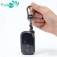 Transparent Car Key Case for Lexus ES350 IS250 IS350 GS300 GS350 LS460 LS600h LX570 Smart Remote Car Key Shell Fob Keyless