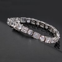 ESKEEM 6.5mm Tennis Chain Bracelet Fashion Jewelry Round Mix Cut Cubic Zirconia Iced Bracelet Women Men Gift