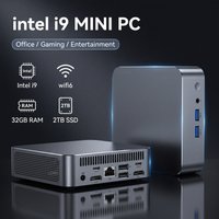 LENO Mini PC Gamer Portable Computer Intel Core i9-10980HK 32GB RAM 2TB SSD FHD Bluetooth WiFi6 Windows 11 Gaming Office 4K HDMI