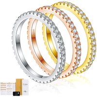 D VVS1 Moissanite 925 Sterling Silver Ring 3 Color for Women Beautiful Ring Fashion Wedding Engagement Jewelry Party Gifts