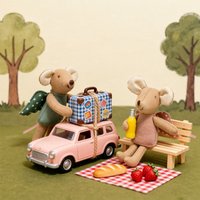 1PCS Soft Plush Mouse Doll Toy for Kids - Holiday Birthday Gift Room Decor Pretend Play Stuffed Animal