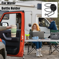 Double Fence Magnetic Cup Holder for Cars SUVs And Tractor Trucks Easy Install Vehicle Beverage Organizer