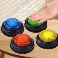 1/2/4/8-piece Buzzer Buttons Game, Answer Buzzers for Game Quick Desktop Quick Answer Games for Kids Classroom, Quizzes Party