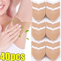 1-40pcs Summer Men's and Women's Disposable Thin Sweatproof Underarm Pads with Cotton Absorption for Invisible Sweatproofing