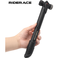 RIDERACE Portable Bicycle Pump Mini Cycling Air Pump High Pressure Ball Double Headed Bike Tire Inflator Schrader Presta Valve