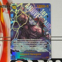 French Proxy Card One Piece 1st Anniversary Pack Edward Newgate SR Collectible Card OPCG Anime Gift