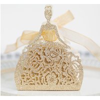 50pcs Laser Hollowed Out Gold Onion Powder Candy Box European Style Beautiful Rose Girl Handbag Gift Box Gift Box Packaging