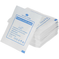 10pcs/lot Gauze Pad Cotton First Aid Waterproof Wound Dressing Sterile Gauze Pad Wound Care Supplies