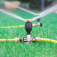 360° 10M Garden Sprinkler Automatic Rotation Irrigation Water pipe set Lawn Large Area Coverage Watering Irrigation Spraye