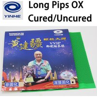 Caoutchouc de tennis de table YINHE MOXA VVIP/Special, picots longs OX (curé/non curé), picots moyens Huang Jianjiang, caoutchouc de ping-pong ITTF