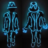 LED Robot Costume Adult Men Suit Jacket Pants Light up Tron Dance Wear Nightclub Stage Performance Wear 2026