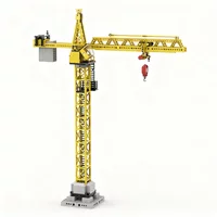 581PCS MOC Technology Modular Tower Crane Truck Model DIY Creative Ideas Display Assembly Building Blocks Gift Birthday Decor