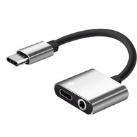 Charging / Music Type-C Adapter USB C to 3.5mm Headset Jack Adapter Plug & for Play USB 3.1 Type-C Adapter OTG Drop Shipping