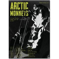A-Arctic M-Monkeys Rock Band Music Classic Vintage Posters Vintage Room Home Bar Cafe Decor Nordic Home Decor