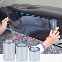 Car door sill anti-collision sticker, door side trunk anti-trampling invisible decoration, suitable for most models