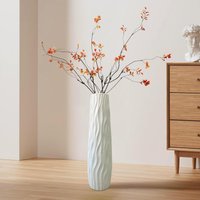 Large Floor Vase Tall Decorative Vase Simple Hydroponic Plastic Flower Vase For Dry Flower Arrangement Decor For Living Room
