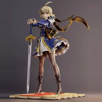 Ane Studio Saber Artoria Pendragon Figure Fate Stay Night Anime Collectible Pvc Statue Desktop Decoration For Anime Collectors