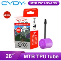 CYDY Bike Camera TPU Inner Tube 26/27.5x1.35 1.4 1.5 1.75 1.85 1.95 MTB Bicycle Tire French Valve Length 45mm Cycling penu 45G