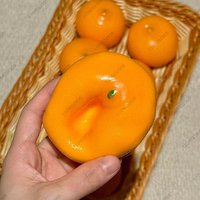 Tangerine Ball Stress Ball Squishy Toy Orange Squeeze Ball Fidget Toy ASMR Sensory Stress Relief Toys for Kids & Adults Gift