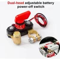 Car Battery Cut Off Switch Disconnect Automatic Circuit Breaker Anti-Power Off Leakage Protector with indicator light Auto Parts