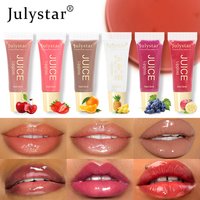 6 colors Lip Gloss Long lasting Moisturizing Mirror Lip Oil, Fruit Flavor, Pudding Lip Moisturizing, Water Radiant Lip Honey