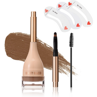 3Pcs Set Eye Makeup Set 6 Colors Eyebrow Pomade, Long Lasting Waterproof Eyebrow Eyebrow Gel Cosmetics